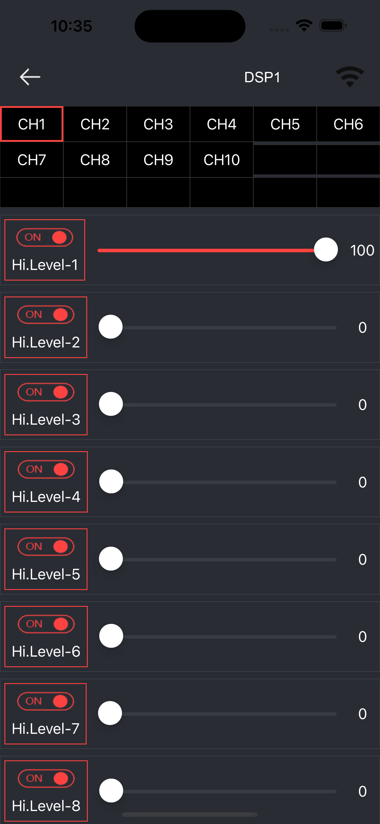 High-fidelity music player screenshot 4