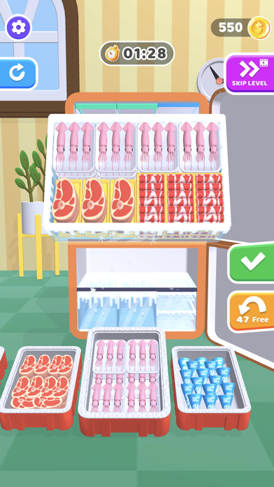 Fridge Organizing Game Screenshot