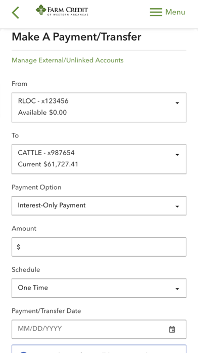 Farm Credit West Ark Screenshot