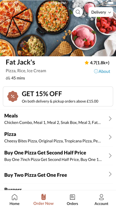 Fat Jacks Banbury Screenshot