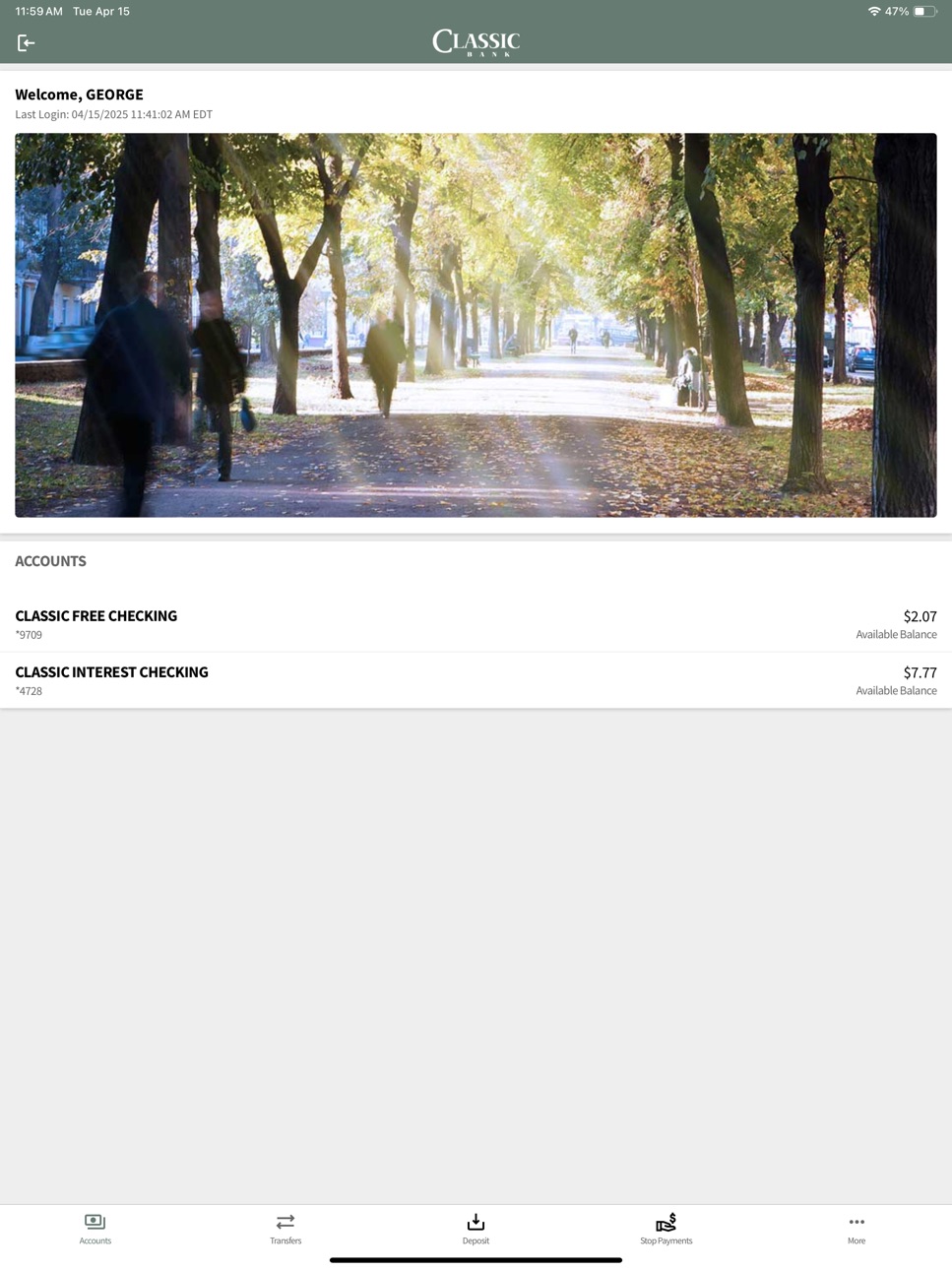 iPad screenshot