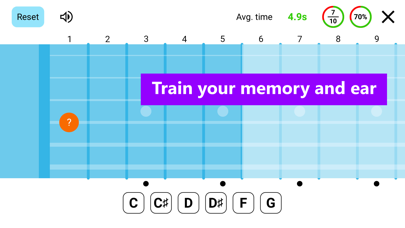 Guitar Fretboard: Scales Screenshot