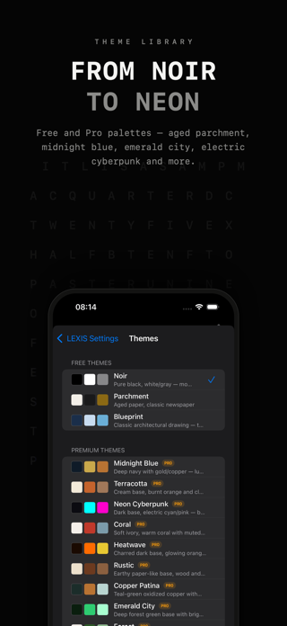 LEXIS - Word Clock Live Widget Screenshot 4 of 10