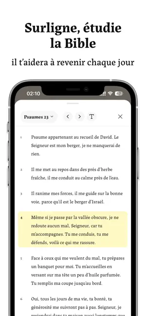 Bibly - Versets et prières iPhone screenshot 6