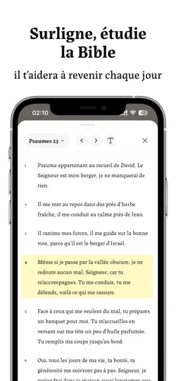 Capture d'écran de Bibly - Versets Et Prières sur iPhone 6