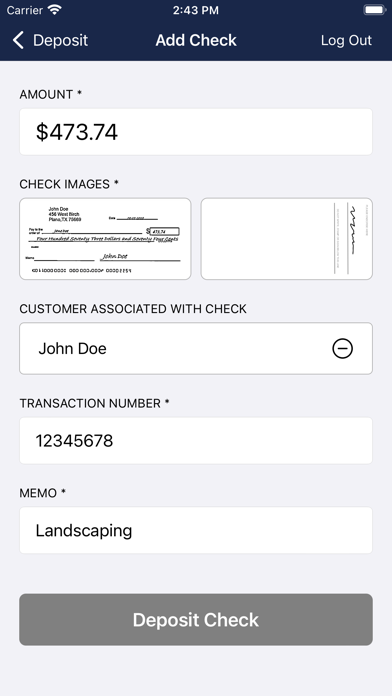 Screenshot 4 of Stellar Bank Business mRDC App