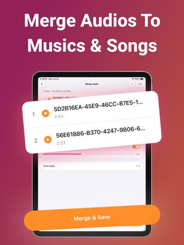 Melody Ringtones Maker Garage iPad screenshot