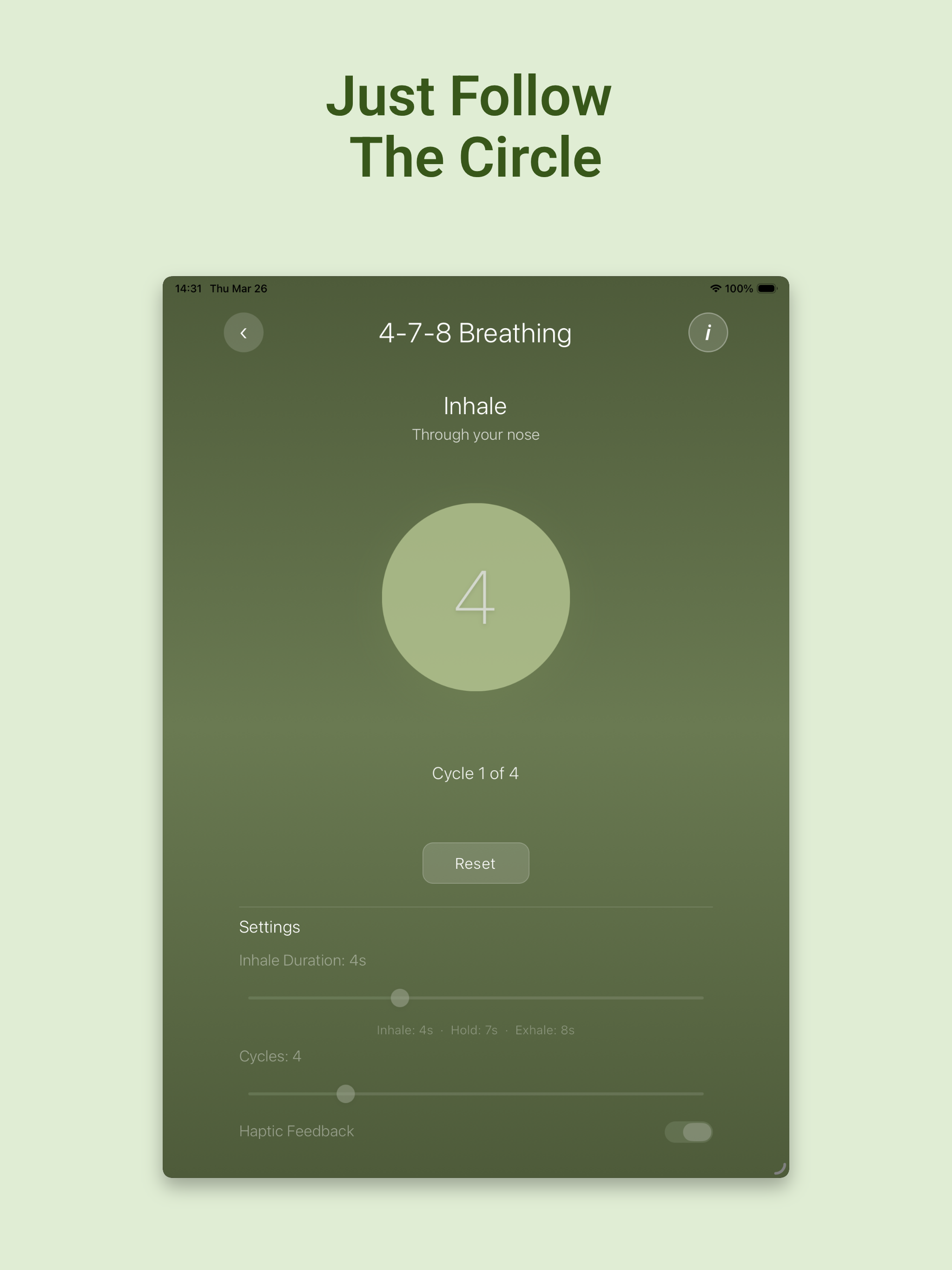 Breathing Exercise - Calmerra screenshot 11