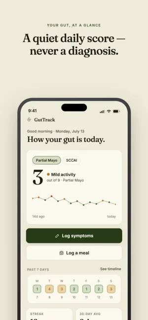 GutTrack - IBD Symptom Tracker screenshot 2
