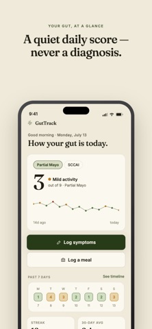 GutTrack - IBD Symptom Tracker Screenshot 2 of 5