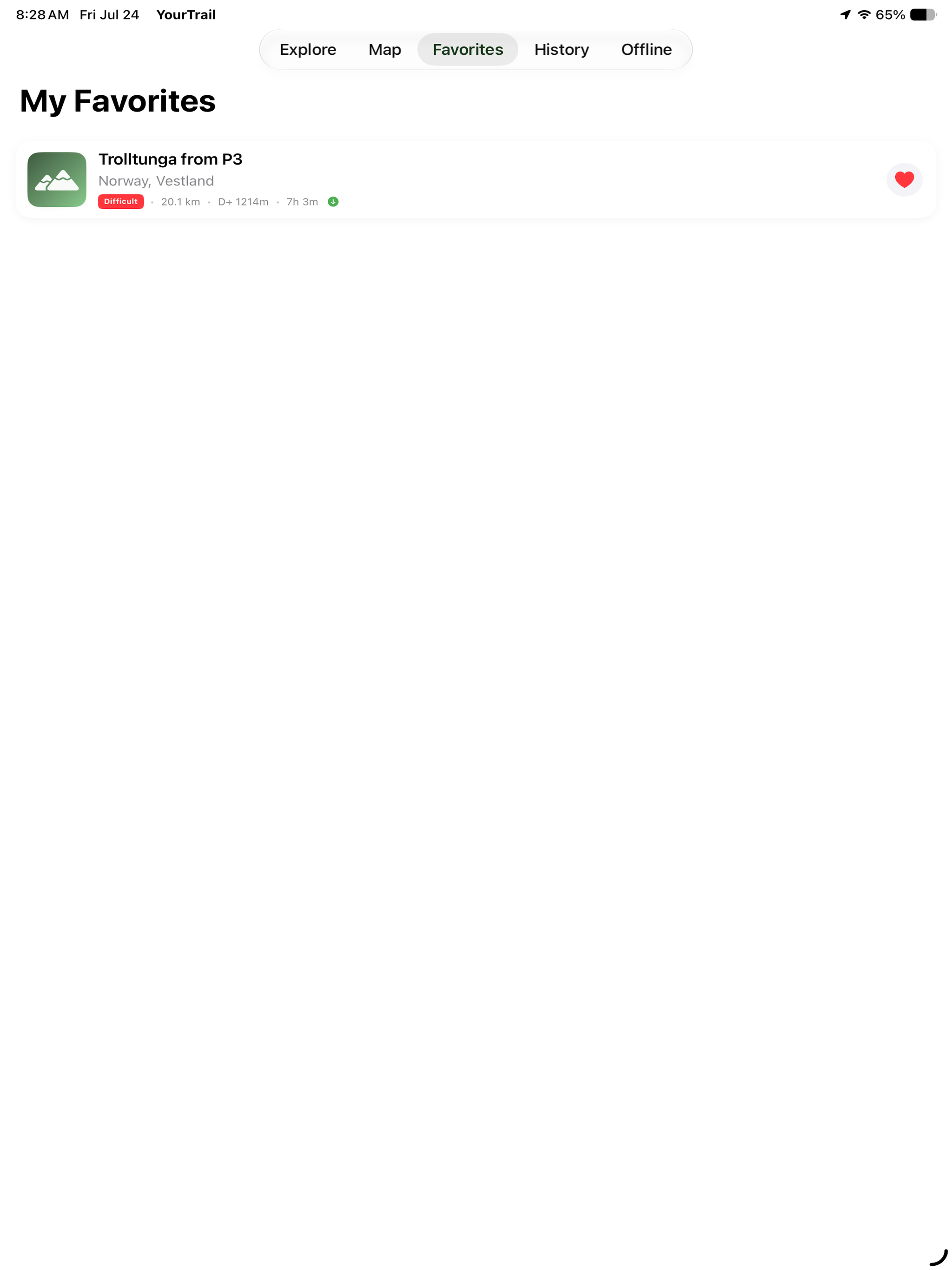 YourTrail screenshot 13