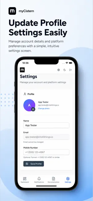 myCistern IoT screenshot 4