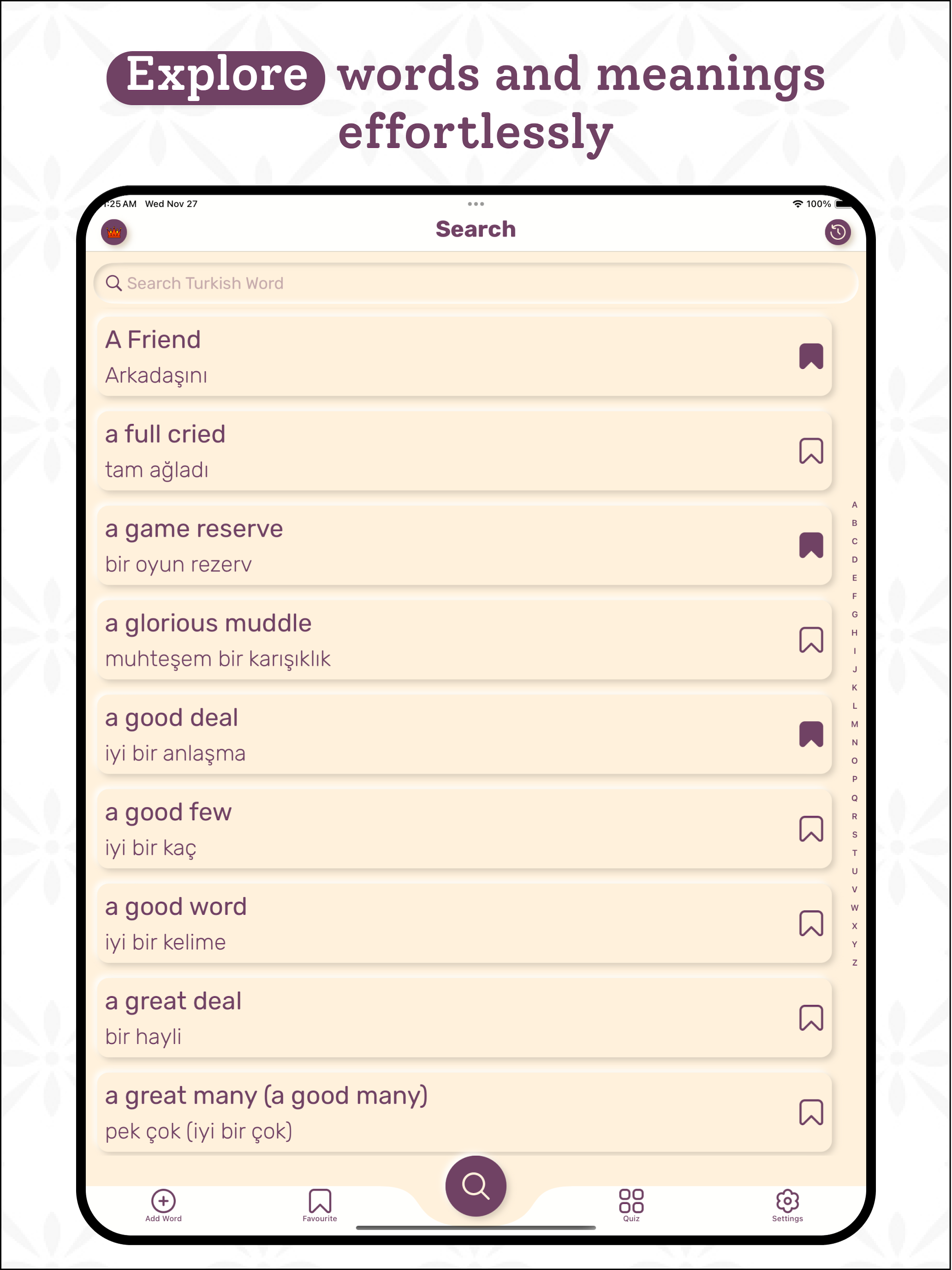 Turkish | Turkish Dictionary screenshot 10