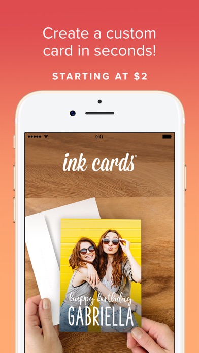 Screenshot #1 pour Ink Cards: Send Custom Cards