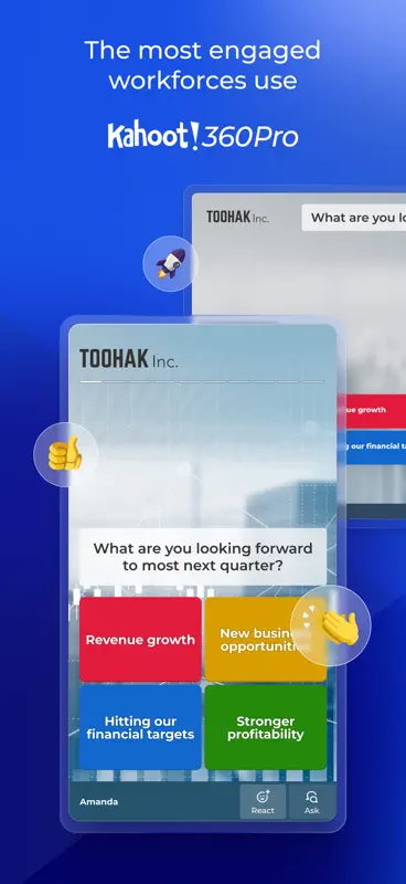 Kahoot! 360: For professionals screenshot 1 of 10
