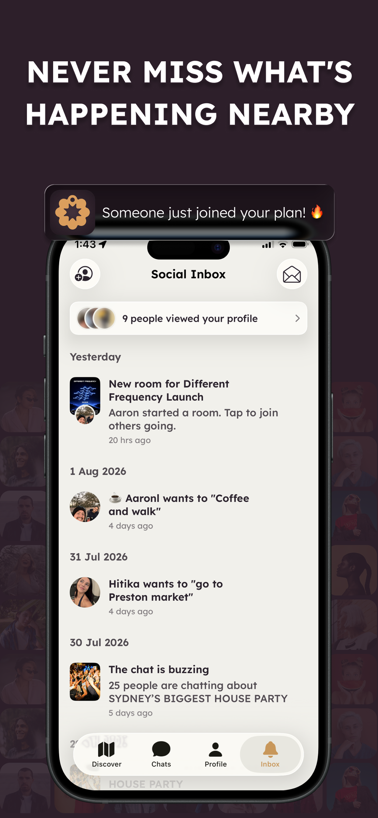 Hilltops: IRL Events & Friends screenshot 5