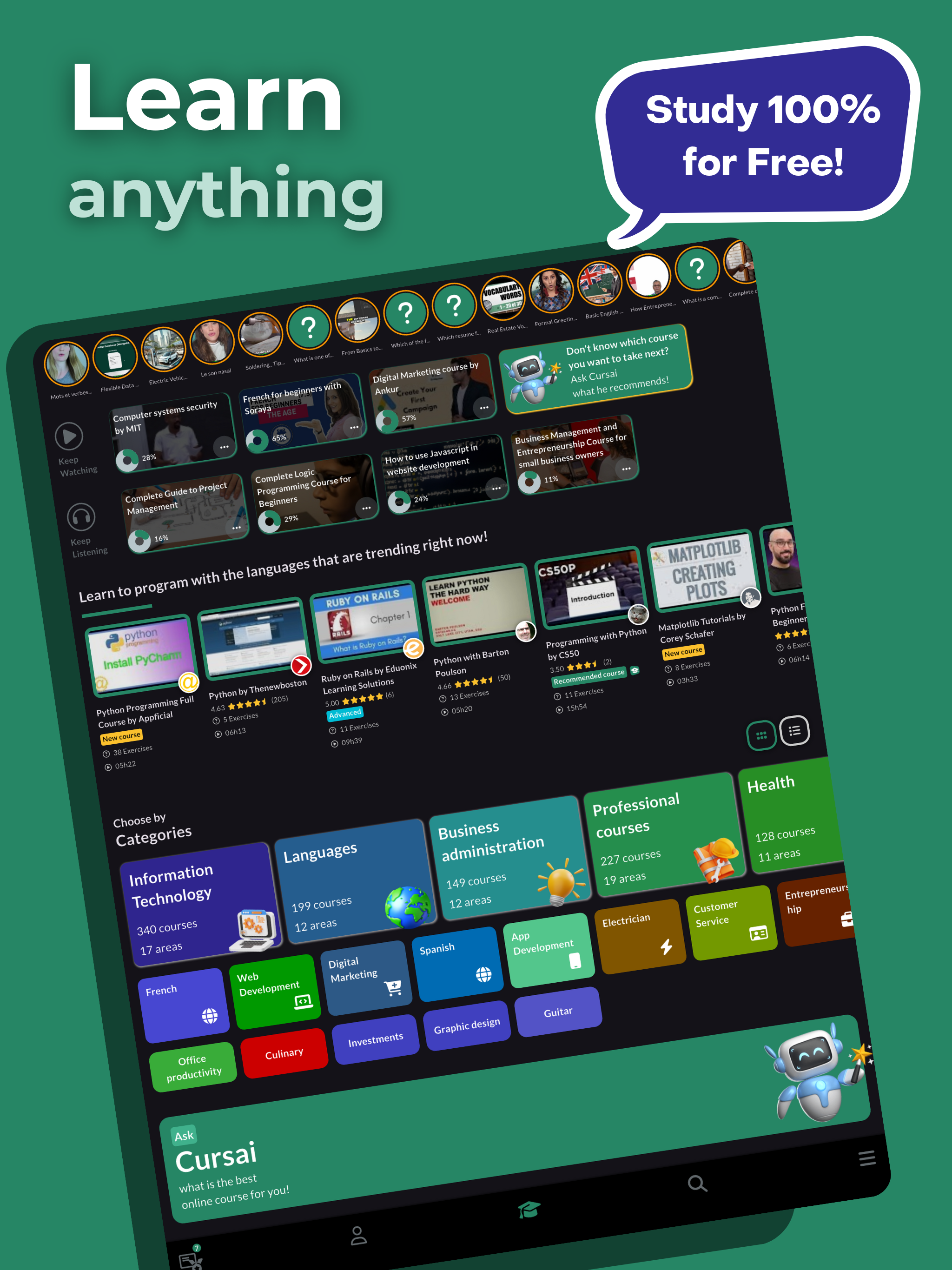 Cursa - Learn anything