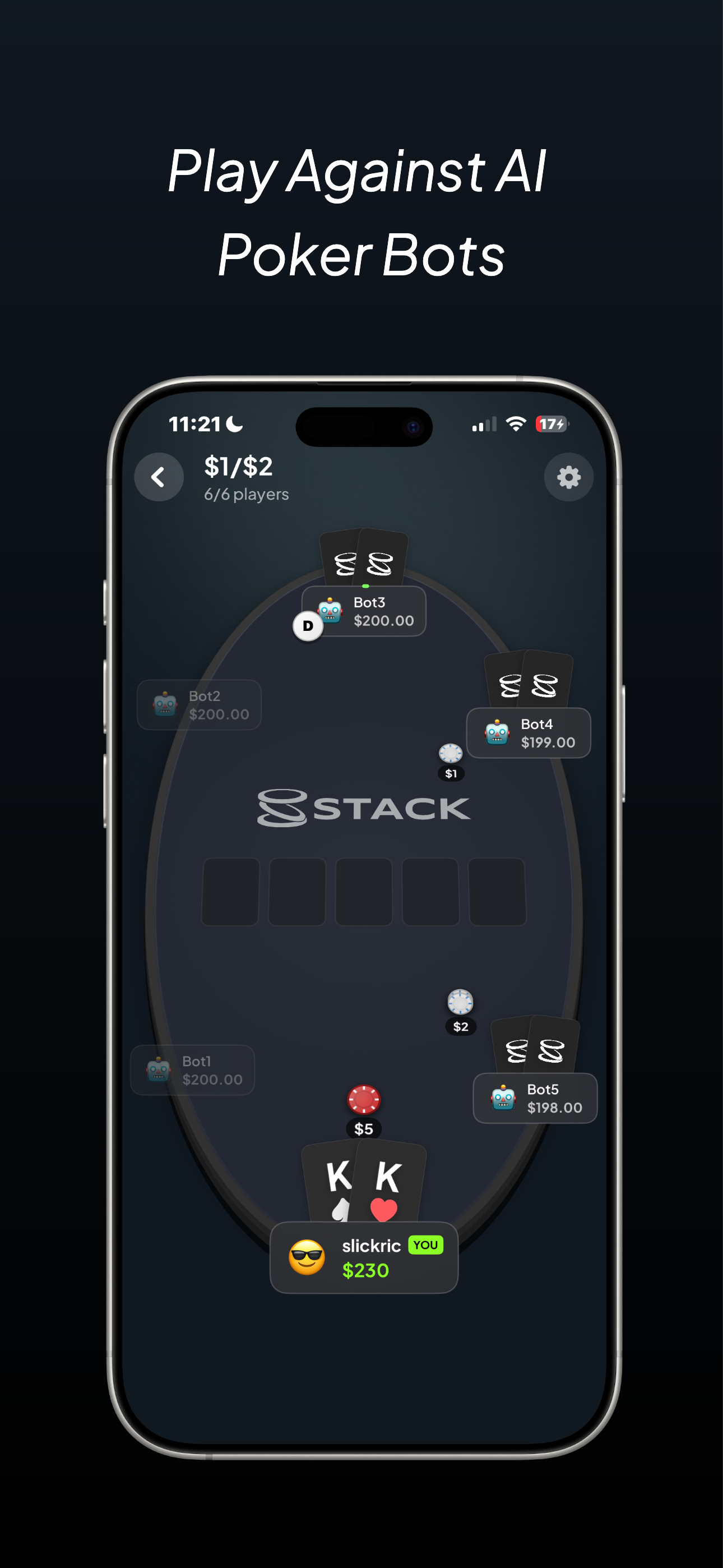 Stack Poker: Learn & Train