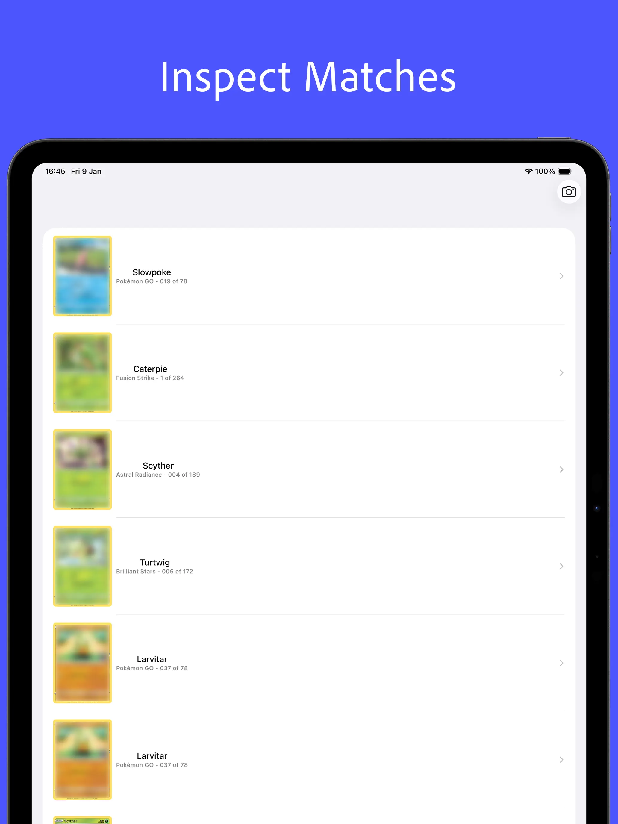 #6. PokeScn (iOS) Podle: Jozef Dransfield