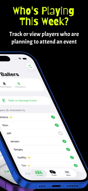 Pickleball Blender: Groups screenshot 3