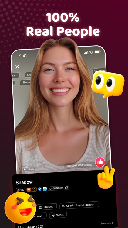 Who 2 chat: Cam Live Video app screenshot-3