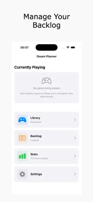 Steam Plan screenshot 1