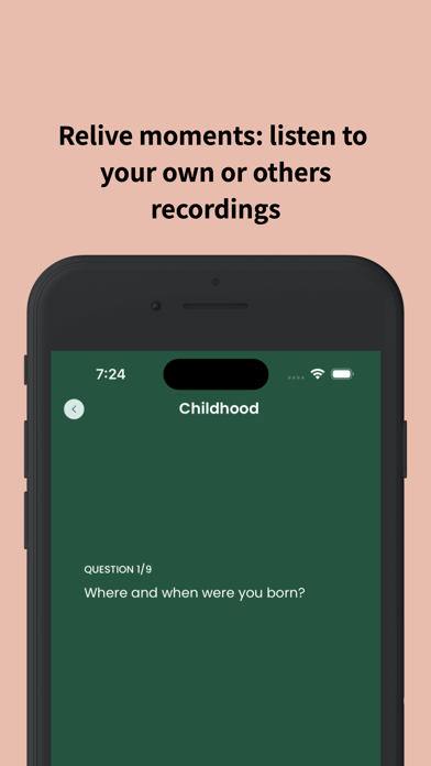 A Life Lived: Audio Memories Screenshot