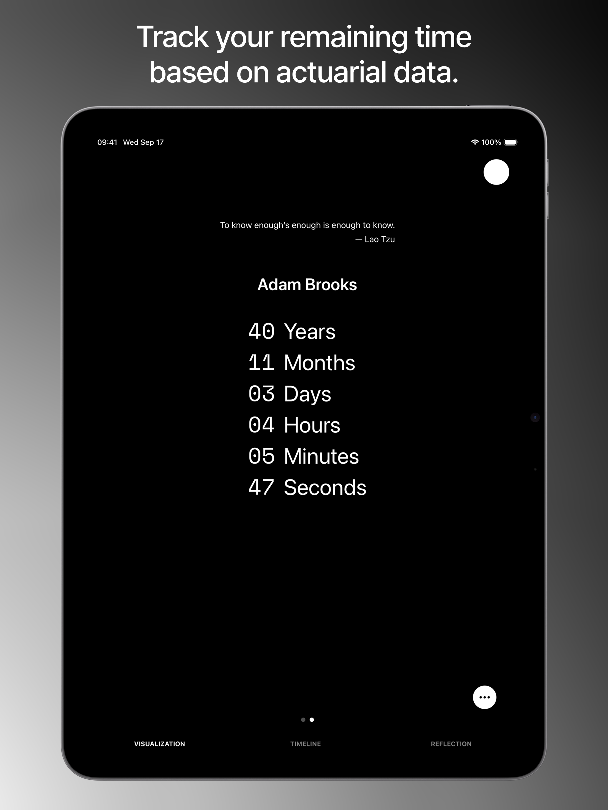 Moment: Reflections on Time