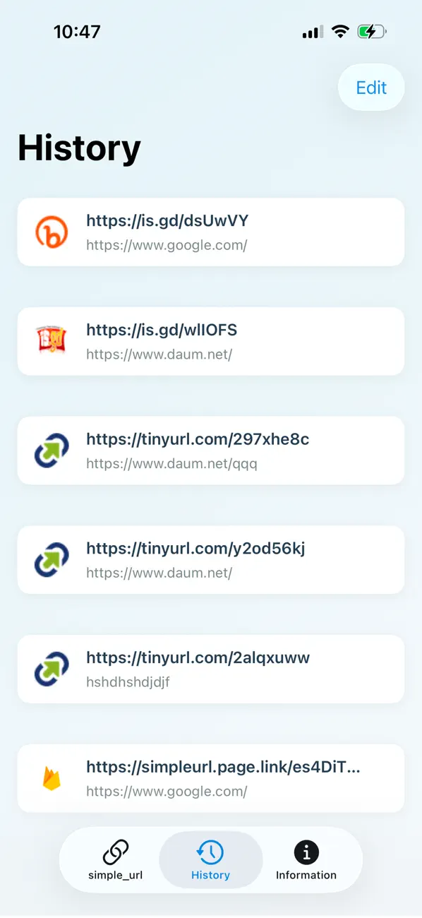 Screenshot #1 pour SimpleURL - Sans pub