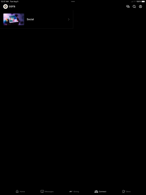 Church of the Suncoast iPad screenshot 3 - Education app