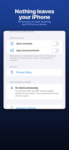 FairScan: PDF Scanner screenshot