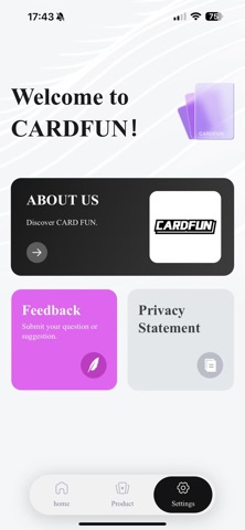 CARDFUN iPhone screenshot