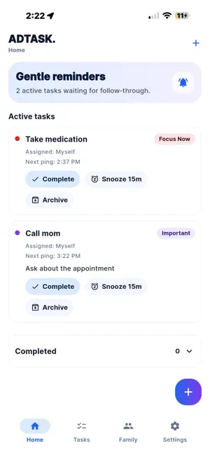 adtask.reminders screenshot 2