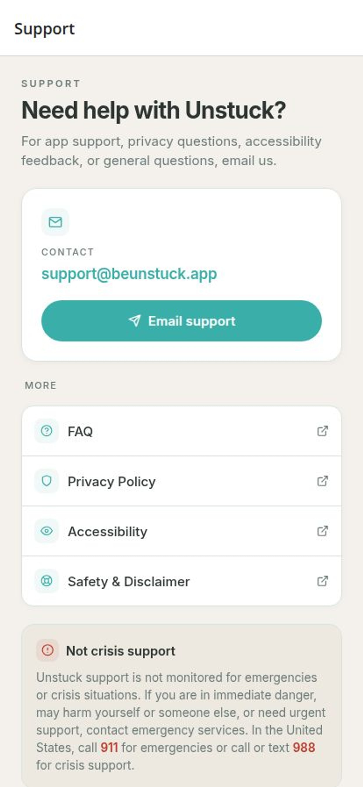 Unstuck App screenshot 10