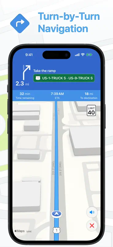 Truck Maps Navigation screenshot 2 of 9