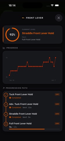 GripLog: Calisthenics Tracker screenshot