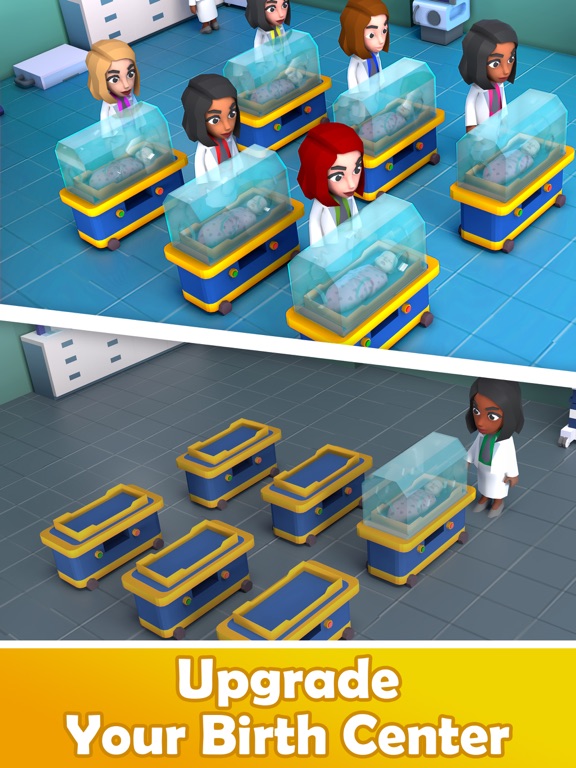 Birth Center Tycoon iPad screenshot 4 - Games app