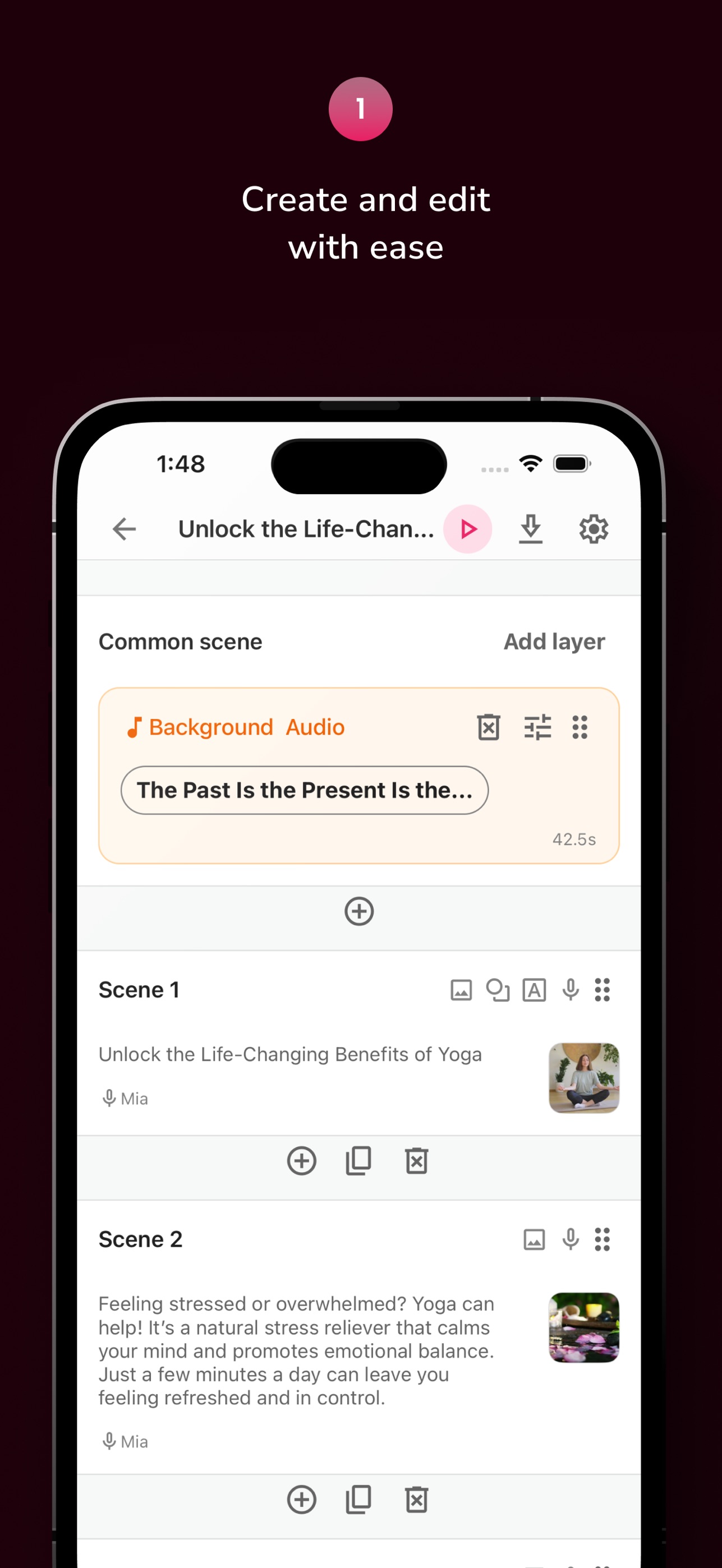 Screenshot 2 of Fliki - AI Video Editor