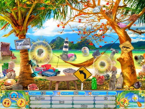 Screenshot #6 pour Hidden Objects Summer Beach