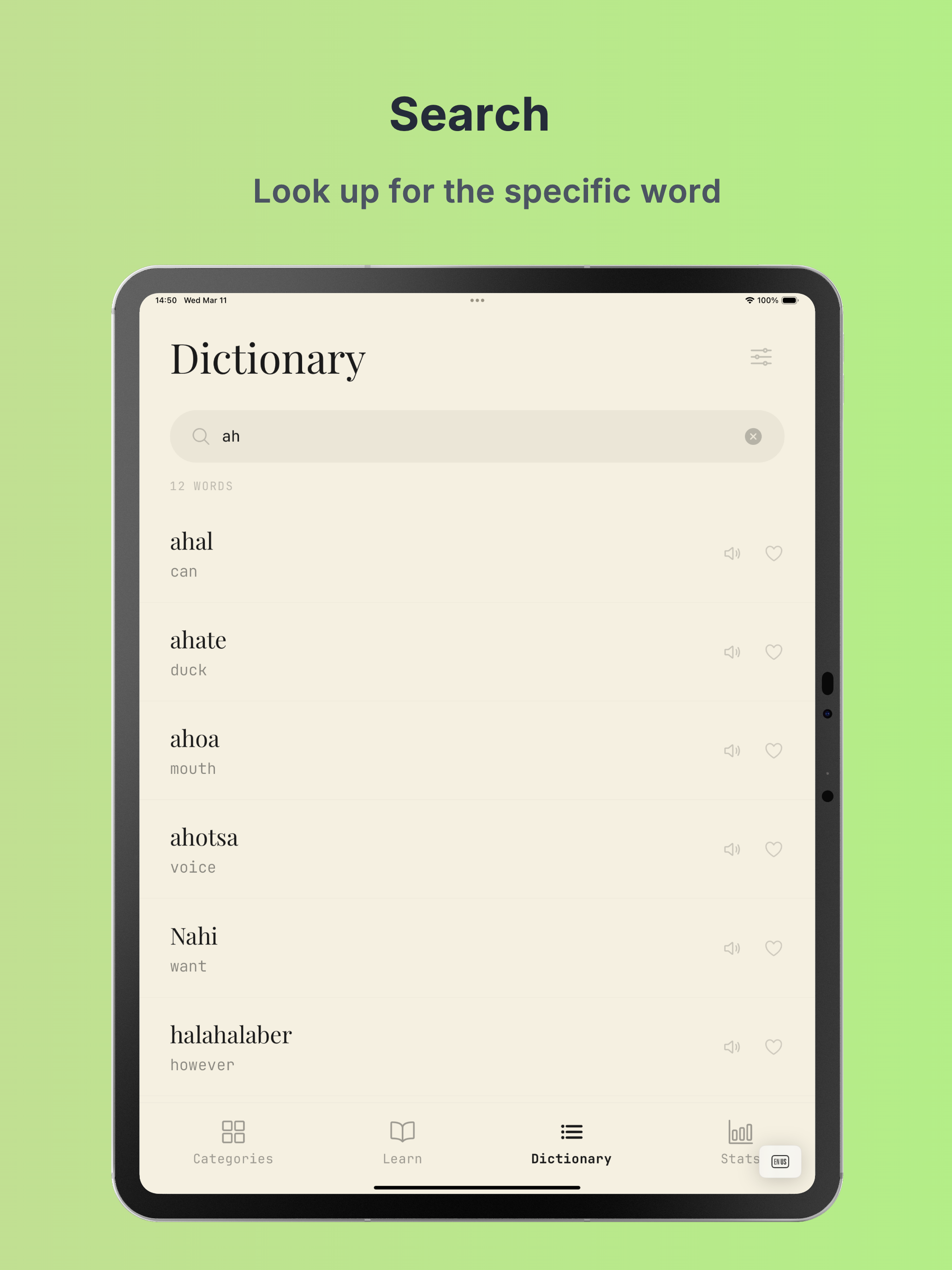 Basque Vocabulary screenshot 9