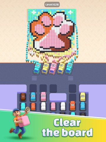 Pixel Hunt: Truck Flow Puzzle iPad screenshot