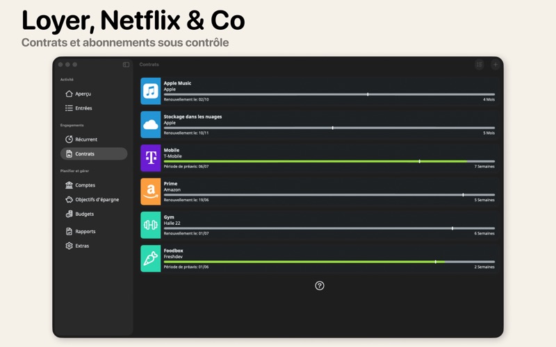 Screenshot #2 pour MoneyControl Budget & Finances
