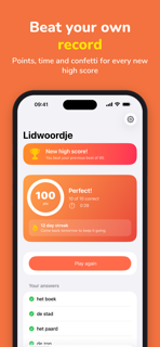 Lidwoordje – Dutch: de of het screenshot 4