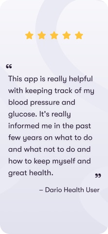 Dario Health iPhone screenshot