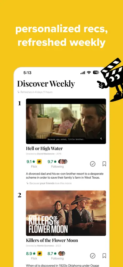 Flick: Rate Movies & Shows screenshot 3