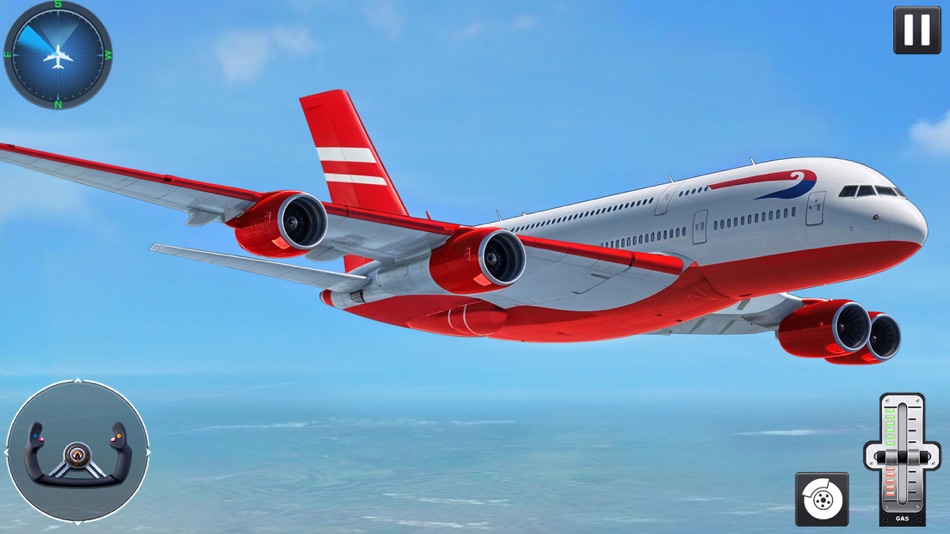#1. Flight Sim 3D: Airplane Games (iOS) Podle: Muarij Mahmood Ramay
