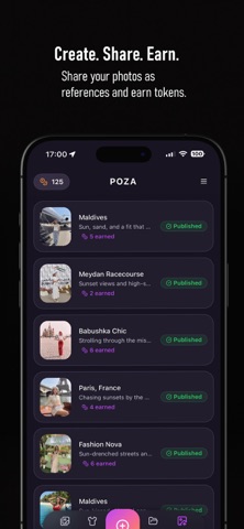 POZA - AI Photo Generator iPhone screenshot