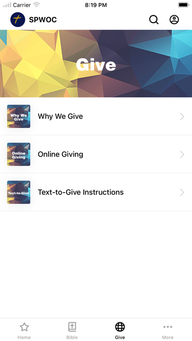 Screenshot 2 of SPWOC App