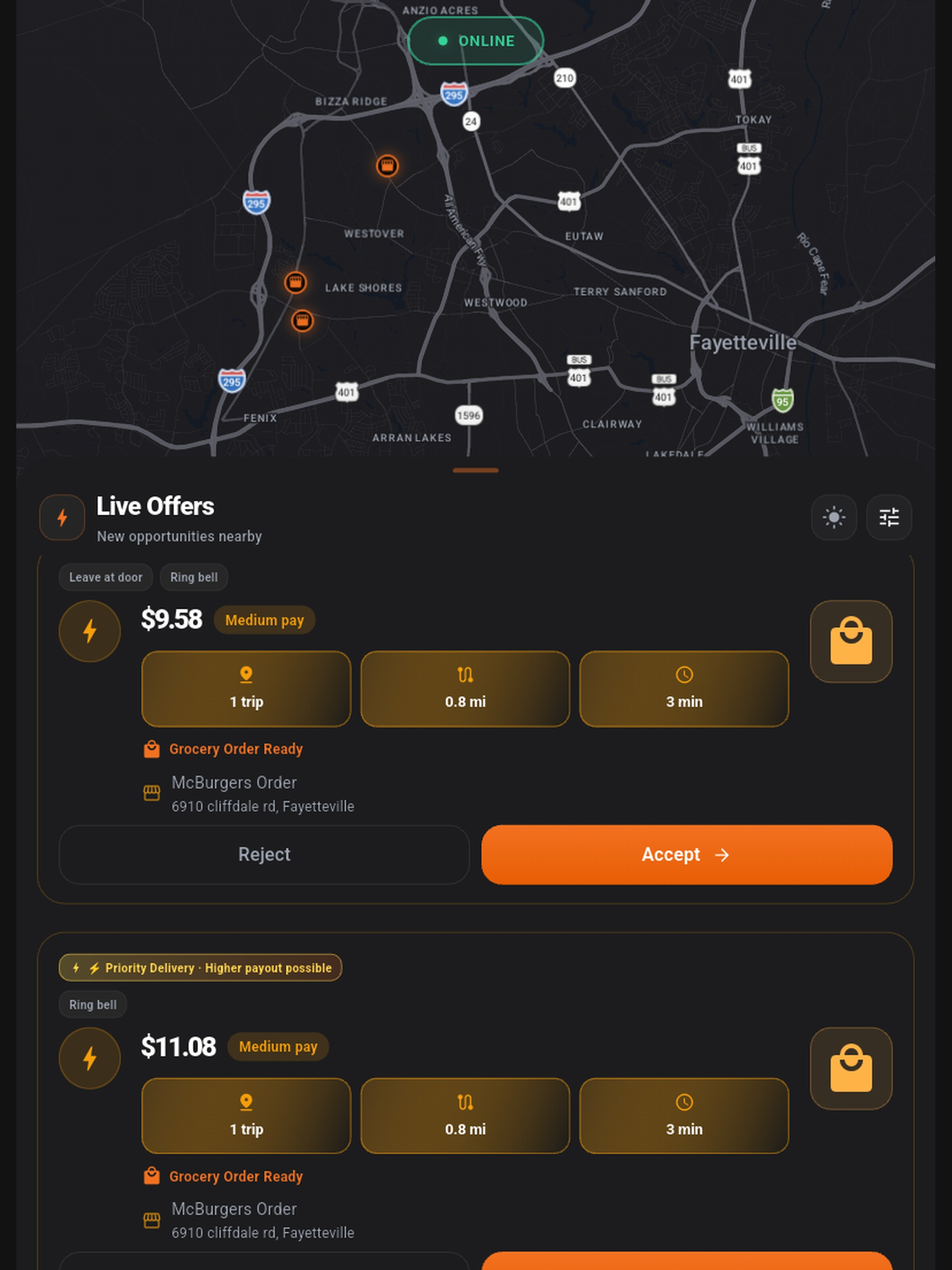MOVIQ Delivery screenshot 7