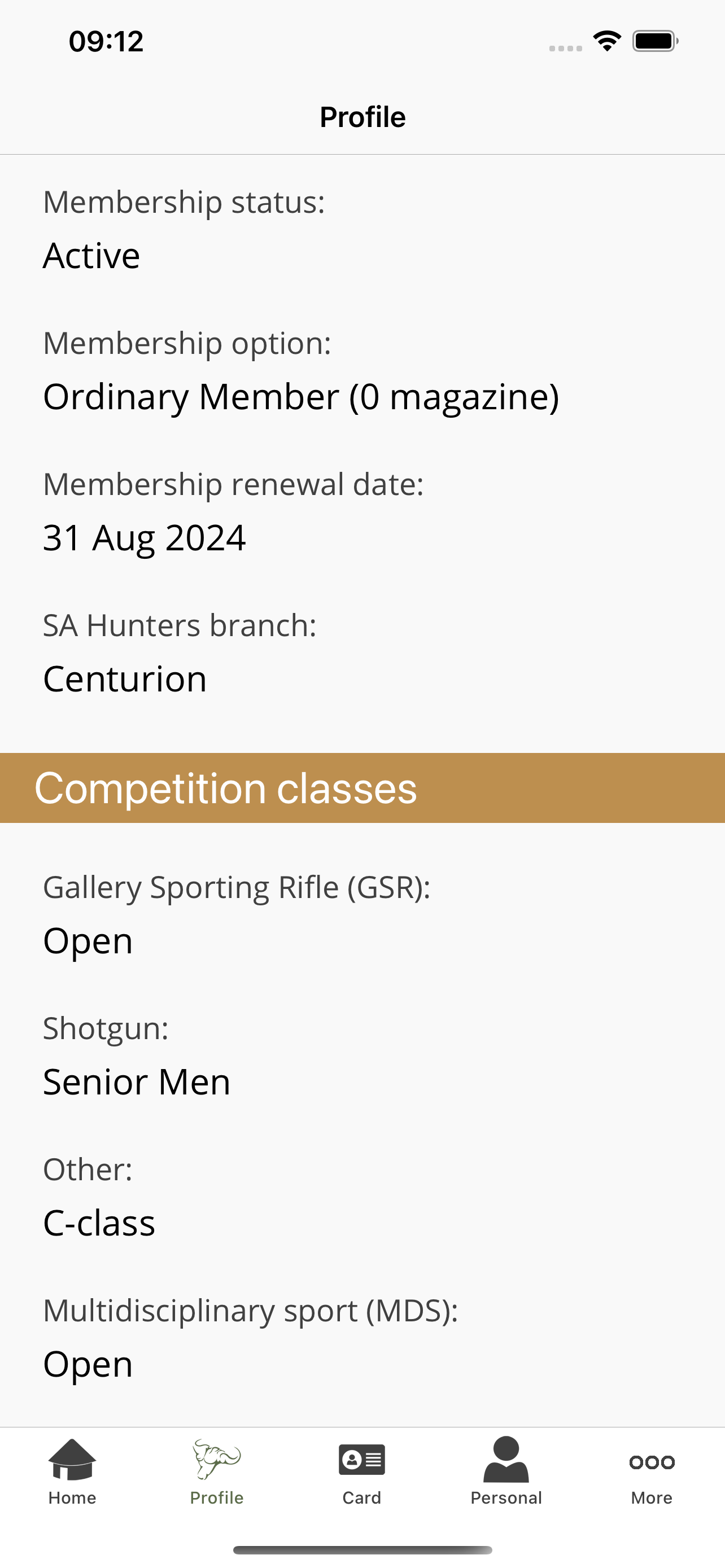 SA Hunters Members